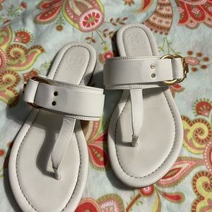 White sandals